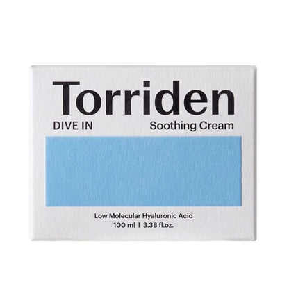 Torriden DIVE-IN Lugnande kräm med lågmolekylär hyaluronsyra 100 ml