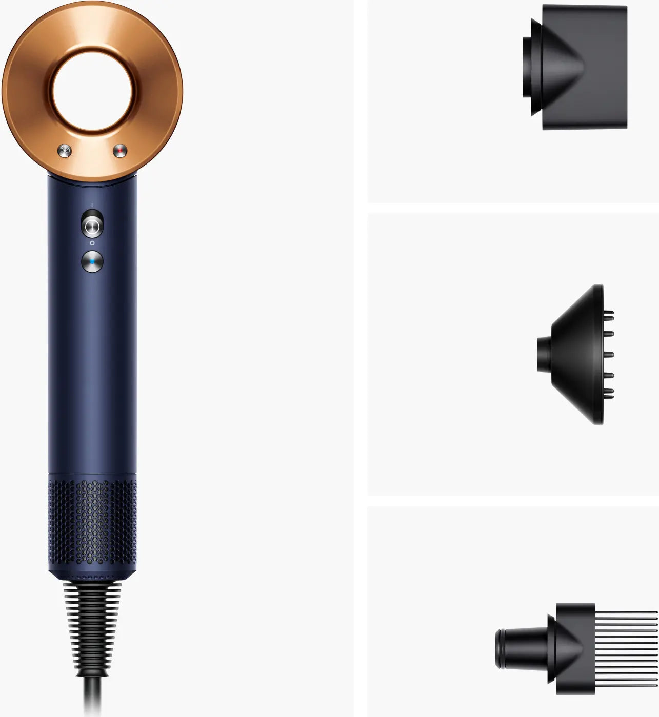 Dyson Supersonic hårtork (Preussisk blå/Rich copper)